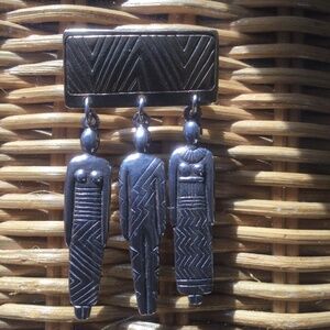 Laurel Burch Tribal People Pin